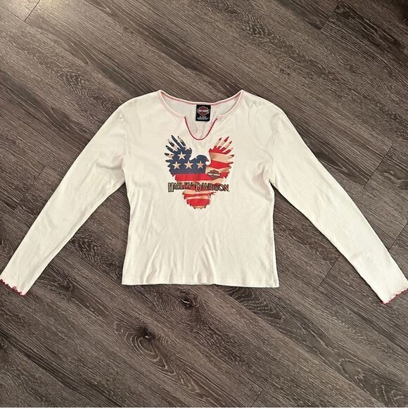 Harley Davidson 2002 Women’s Long Sleeve - Picture 1 of 7